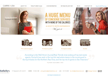 Tablet Screenshot of carrieandlisa.com